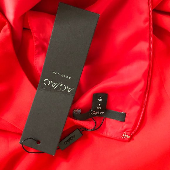 NWT AQ AQ cape train wide leg Warp jumpsuit - Picture 10 of 10